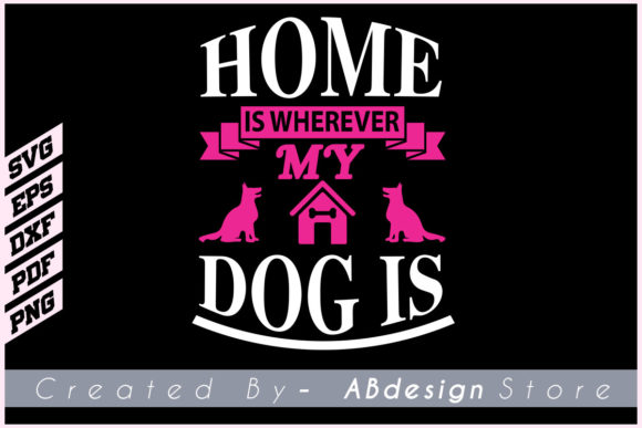 Awesome Dog Embroidery Design