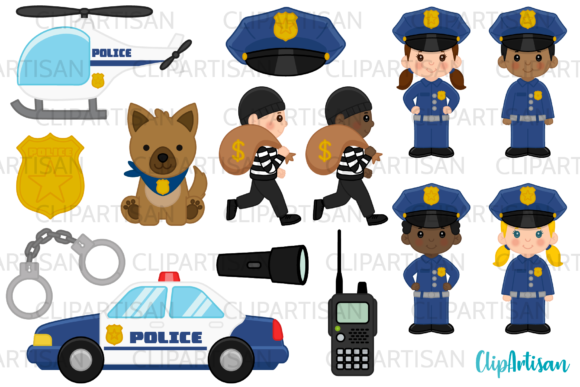 Cops Clipart