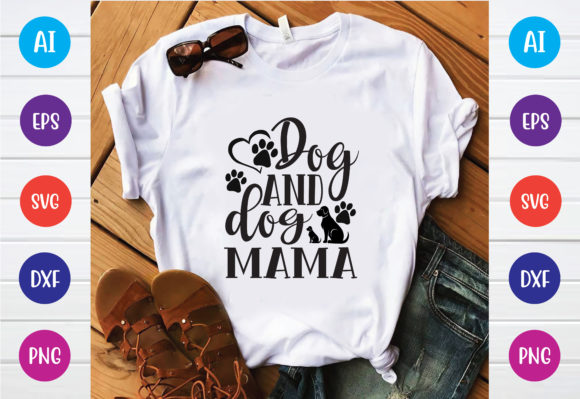 Dog and Dog Mama SVG Design