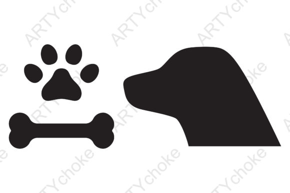Dog Bone Paw