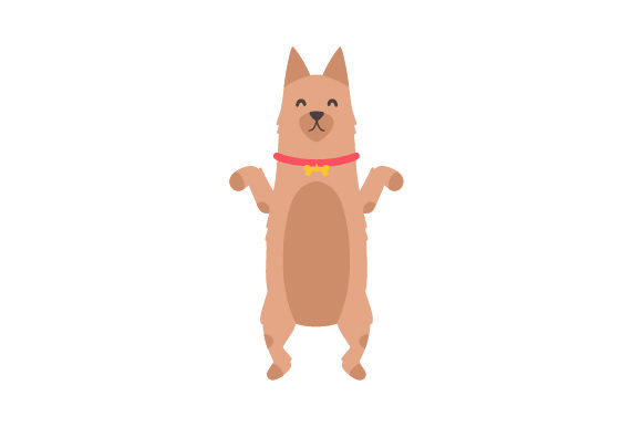 Dog Doing a Trick