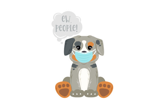 Face Mask Dog Design