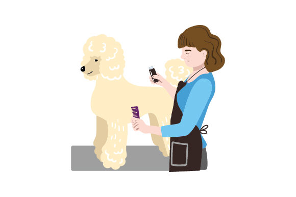Female Dog Groomer