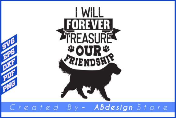 Friendship with Dog Lover Design Svg