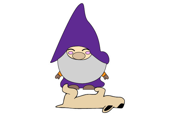Gnome Playing with a Dog