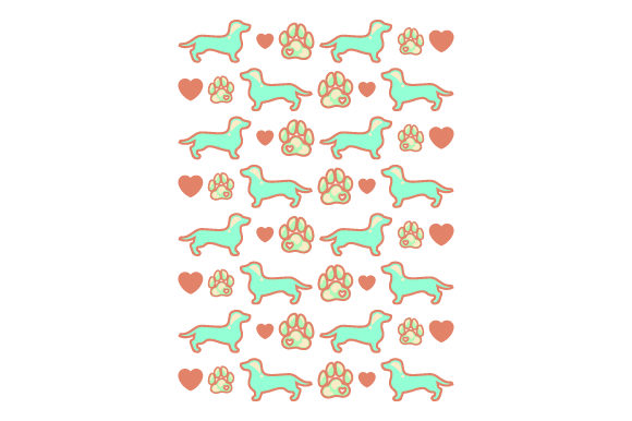 Sausage Dog Repeating Pattern