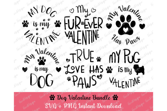 Valentine’s Day Dog Embroidery Bundle