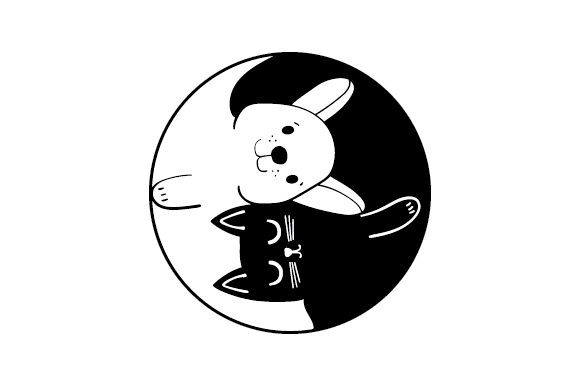 Yin Yang Cat and Dog